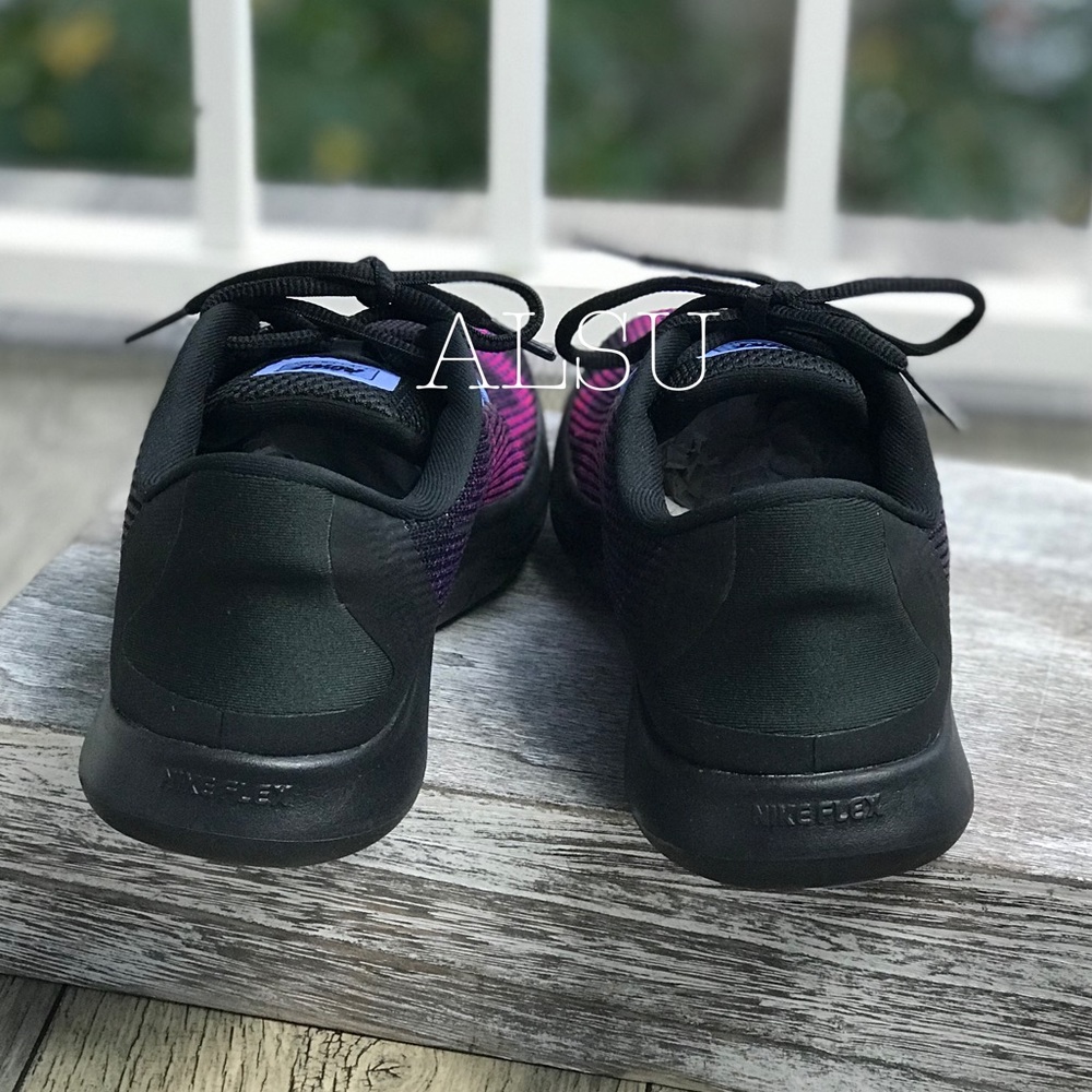 NWT Nike Flex 2018 RN Black Magenta WMNS - Picture 4 of 8